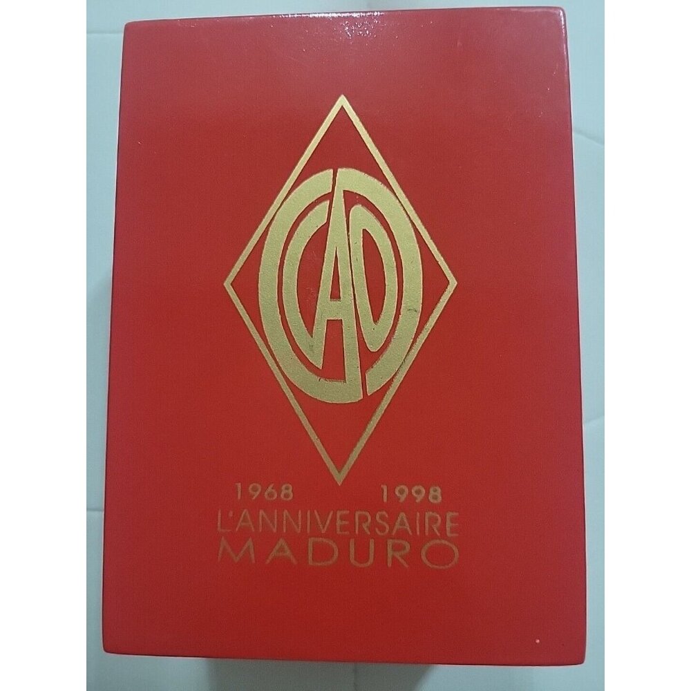 CAO Maduro Cigar Box EMPTY Box Fabrica de Tabacos E.C. L'Anniversaire 1968-1998